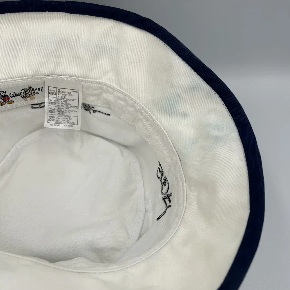 WALT DISNEY WORLD Bucket Hat Mickey Minnie‎ Pluto Goofy Donald Y2K
